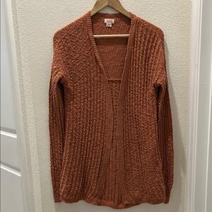 MOSSIMO for Target 2014 collection Women's Rust cardigan cotton blend